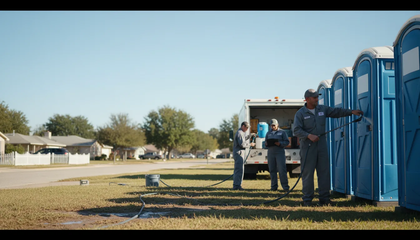 Long-Term Portable Toilet Rental in Ambrose, GA near me